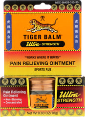 TIGER BALM: Ultra Strength Pain Relieving Ointment, 0.63 oz