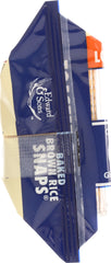 EDWARD & SONS: Organic Baked Brown Rice Snaps Toasted Onion, 3.5 oz