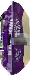 EDWARD & SONS: Baked Brown Rice Snaps Black Sesame, 3.5 oz