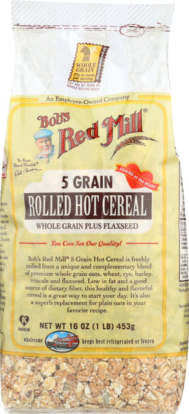 BOBS RED MILL: Cereal 5 Grain Rolled, 16 oz