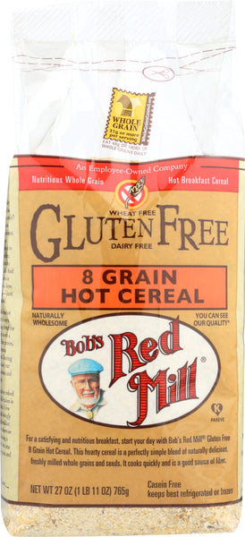 BOBS RED MILL: Cereal 8 Grain Gluten Free, 27 oz