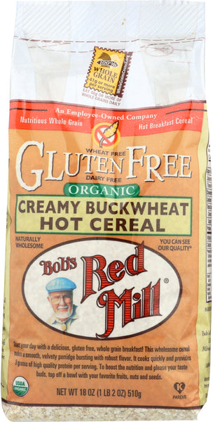 BOBS RED MILL: Organic Creamy Buckwheat Hot Cereal, 18 oz