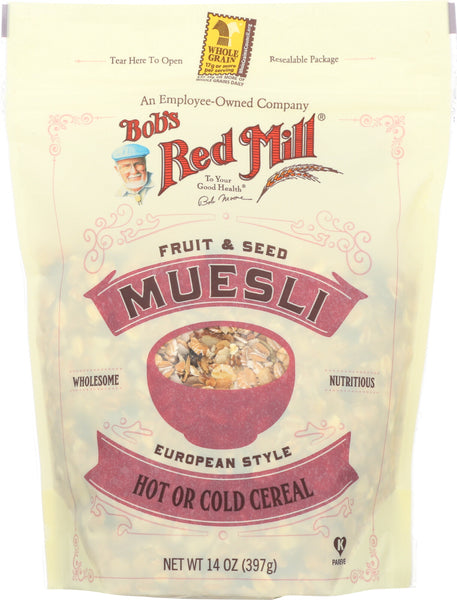 BOBS RED MILL: Fruit and Seed Muesli Cereal, 14 oz