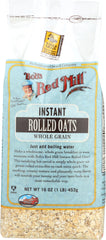 BOBS RED MILL: Cereal Rolled Oats Instant, 16 oz