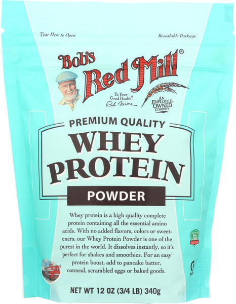 BOB'S RED MILL: Whey Protein Powder, 12 oz