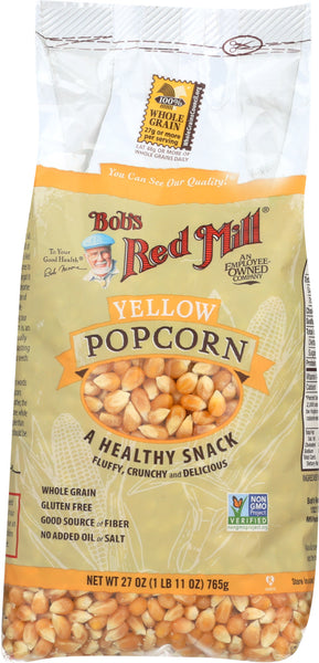 BOBS RED MILL: Yellow Popcorn, 27 oz