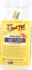 BOB'S RED MILL: Whole Grain Oat Flour, 22 Oz