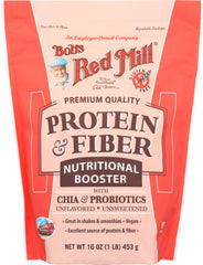 BOBS RED MILL: Protein & Fiber Nutritional Booster, 16 oz