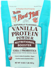 BOB'S RED MILL: Protein Powder Nutritional Booster Vanilla, 16 oz