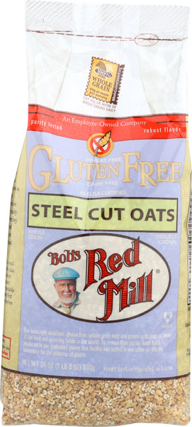 BOB'S RED MILL: Gluten Free Steel Cut Oats, 24 oz