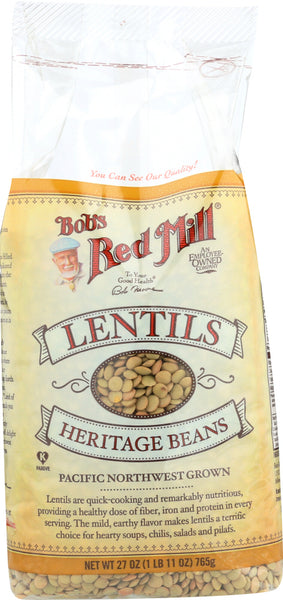 BOB'S RED MILL: Heritage Bean Lentils, 27 oz