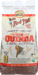 BOBS RED MILL: Organic Red Quinoa Grain, 16 oz