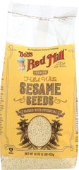 BOBS RED MILL: White Hulled Sesame Seeds, 16 oz