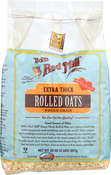 BOBS RED MILL: Extra Thick Rolled Oats, 32 oz