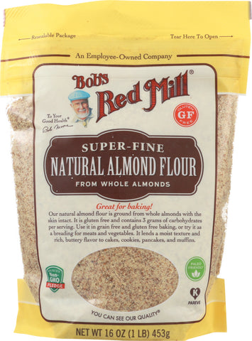 BOBS RED MILL: Super-Fine Natural Almond Flour, 16 oz