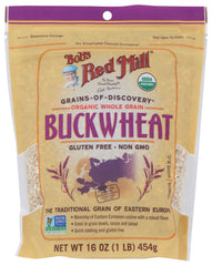 BOB'S RED MILL: Organic Whole Grain Buckwheat Groats, 16 oz