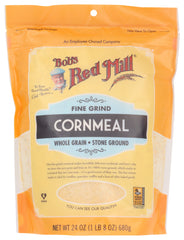 BOB'S RED MILL: Fine Grind Cornmeal, 24 oz