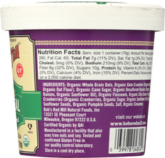 BOBS RED MILL: Organic Oatmeal Fruit & Seed, 2.47 oz