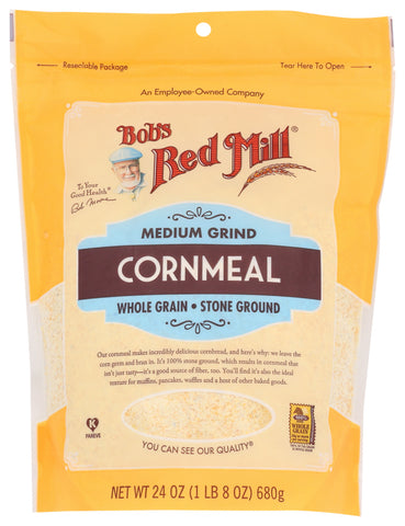 BOB'S RED MILL: Medium Grind Cornmeal, 24 oz