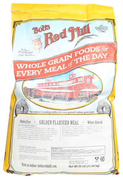 BOB'S RED MILL: Golden Flaxseed Meal, 25 lb