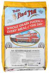 BOB'S RED MILL: Organic Old Fashion Rolled Oats Whole Grain, 25 lb