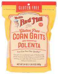 BOB'S RED MILL: Gluten Free Corn Grits Polenta, 24 oz