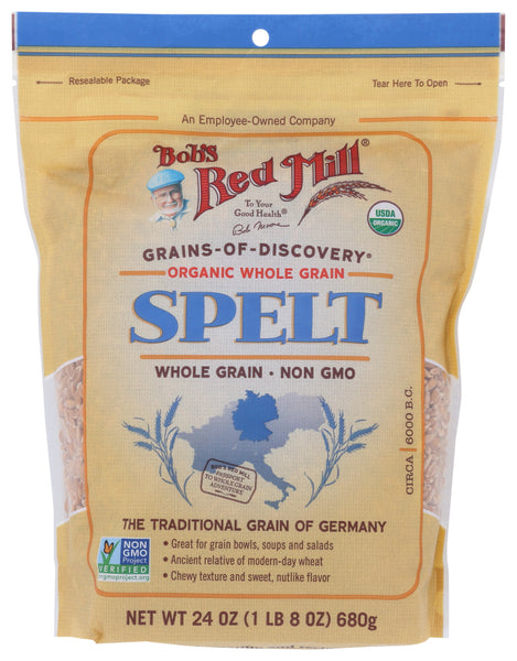 BOB'S RED MILL: Organic Whole Grain Spelt, 24 oz