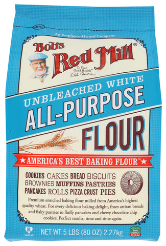 BOB'S RED MILL: Unbleached All-Purpose White Flour, 5 lb