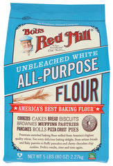 BOB'S RED MILL: Unbleached All-Purpose White Flour, 5 lb