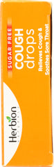 HERBION NATURALS: Cough Drops Orange No Sugar, 18 tb