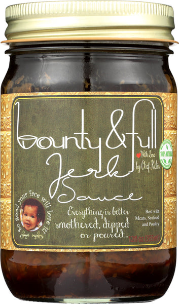 BOUNTY & FULL: Jerk Sauce, 12 oz