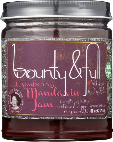 BOUNTY & FULL: Cranberry Mandarin Jam, 8 oz