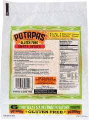 POTAPAS: Tortillas Sweet Potato Gluten Free, 6 oz