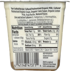 LIBERTE: Italian Lemon Organic Yogurt, 5.50 oz