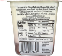 LIBERTE: Baja Strawberry Organic Yogurt, 5.50 oz