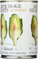 ROLAND: Quartered Artichoke Hearts, 13.75 oz