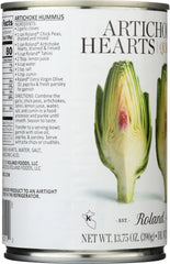 ROLAND: Quartered Artichoke Hearts, 13.75 oz