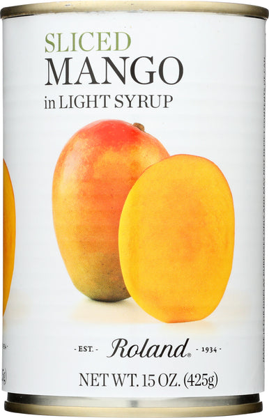 ROLAND: Mango Slices in Light Syrup, 15 oz