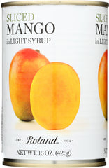 ROLAND: Mango Slices in Light Syrup, 15 oz