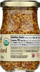 ROLAND: Mustard Grained Dijon Organic, 7 oz