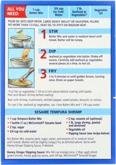 GOLDEN DIPT: Tempura Seafood Batter Mix, 8 oz