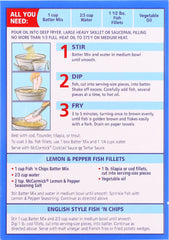 GOLDEN DIPT: Fish & Chip Batter Mix, 10 oz