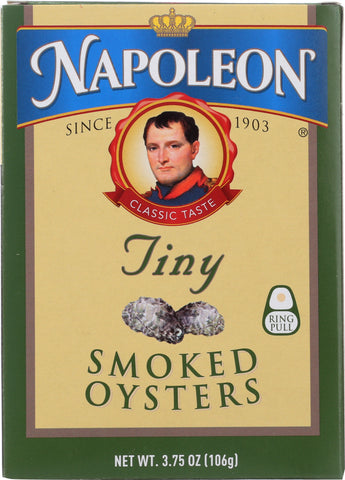 NAPOLEON: Tiny Smoked Oyster, 3.66 oz