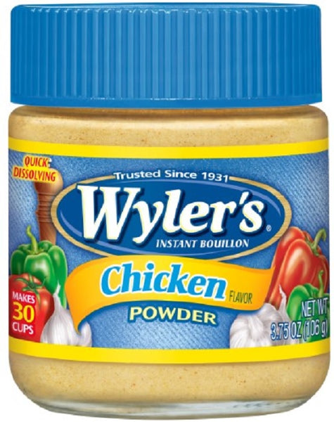 WYLERS: Bouillon Powder Chicken, 3.75 oz