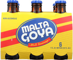 GOYA: Non Alcoholic Malt Beverage 6 Pack, 42 oz