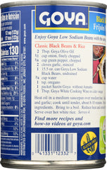 GOYA: Low Sodium Black Beans, 15.5 oz
