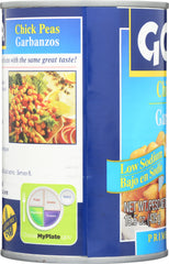 GOYA: Low Sodium Chick Peas, 15.5 oz
