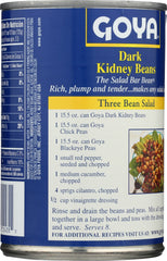 GOYA: Bean Kidney Dark, 15.5 oz