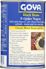 GOYA: Canned Black Beans, 15.5 Oz