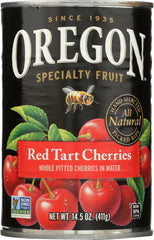 OREGON: Red Tart Cherries In Water, 14.5 oz